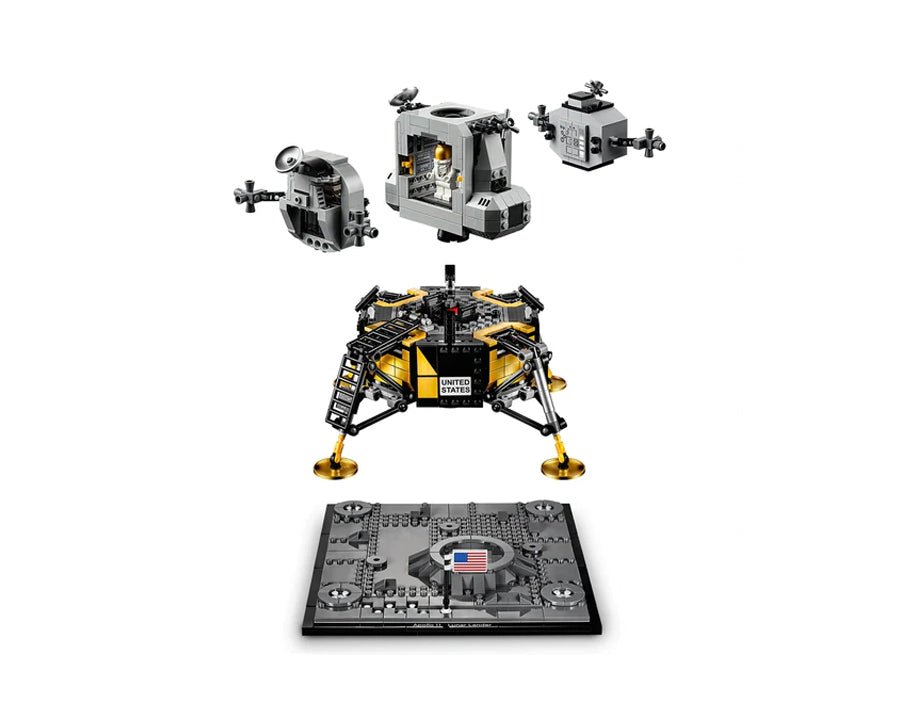 LEGO 10266 Creator Expert NASA Apollo 11 Lunar Lander Space Set - Mobile123