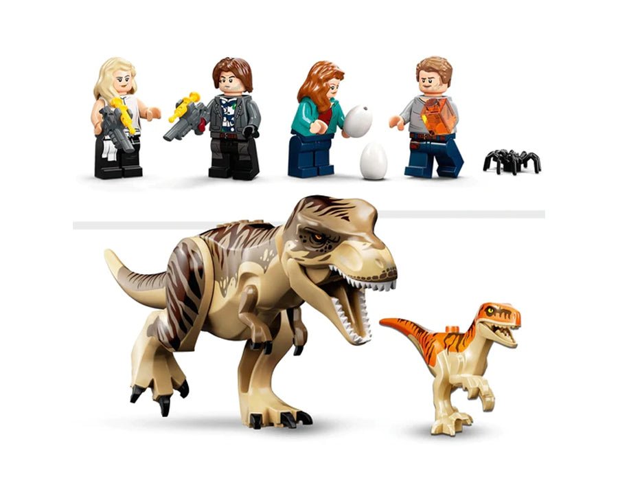 LEGO 76948 Jurassic World T. Rex & Atrociraptor Dinosaur Toy - Mobile123