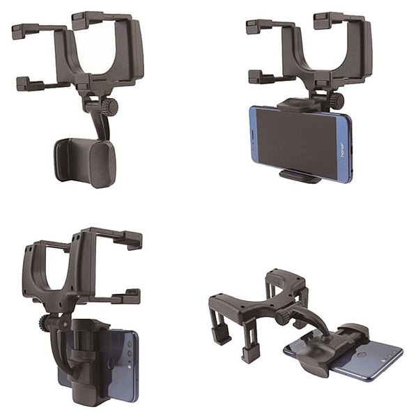 Universal 360 Rearview Mirror Phone Holder - Main Image
