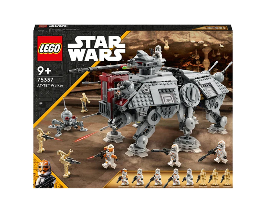 LEGO 75337 Star Wars AT-TE Walker Set with Droid Figures