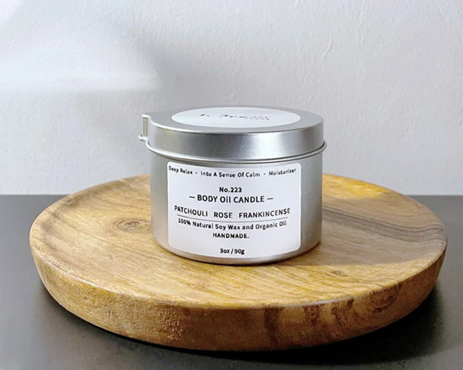IN PRESSENCE 100% Natural Body/Massage Oil Candle 90ml