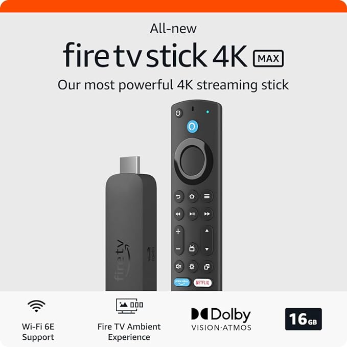 Amazon Fire TV Stick 4K Max 2023 (2nd Gen)