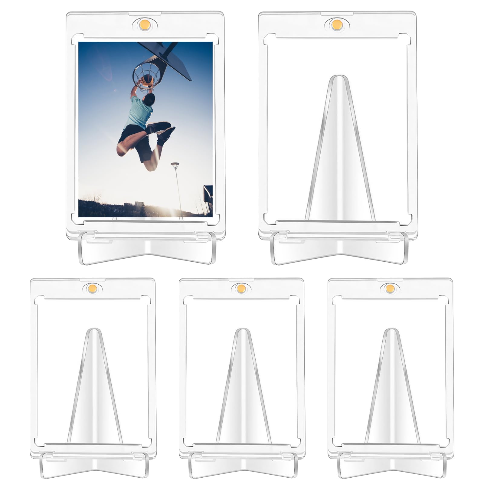 Magnetic Trading Card Holder Hard Case Pokemon Magic Yugioh Tcg