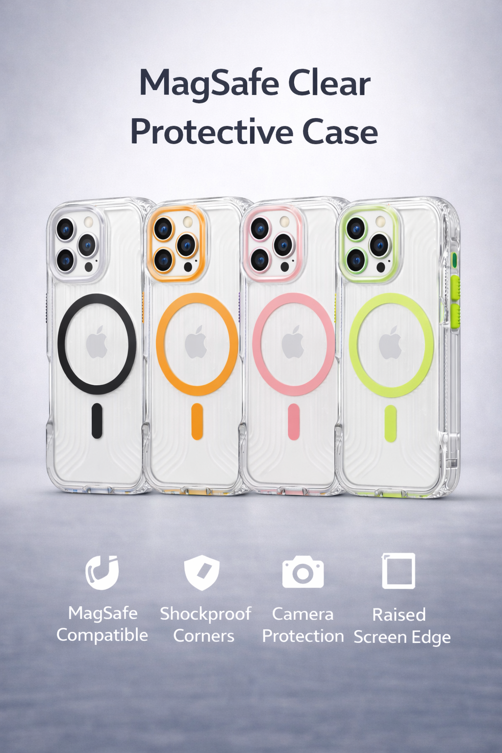 iPhone MagSafe Clear Shockproof Case