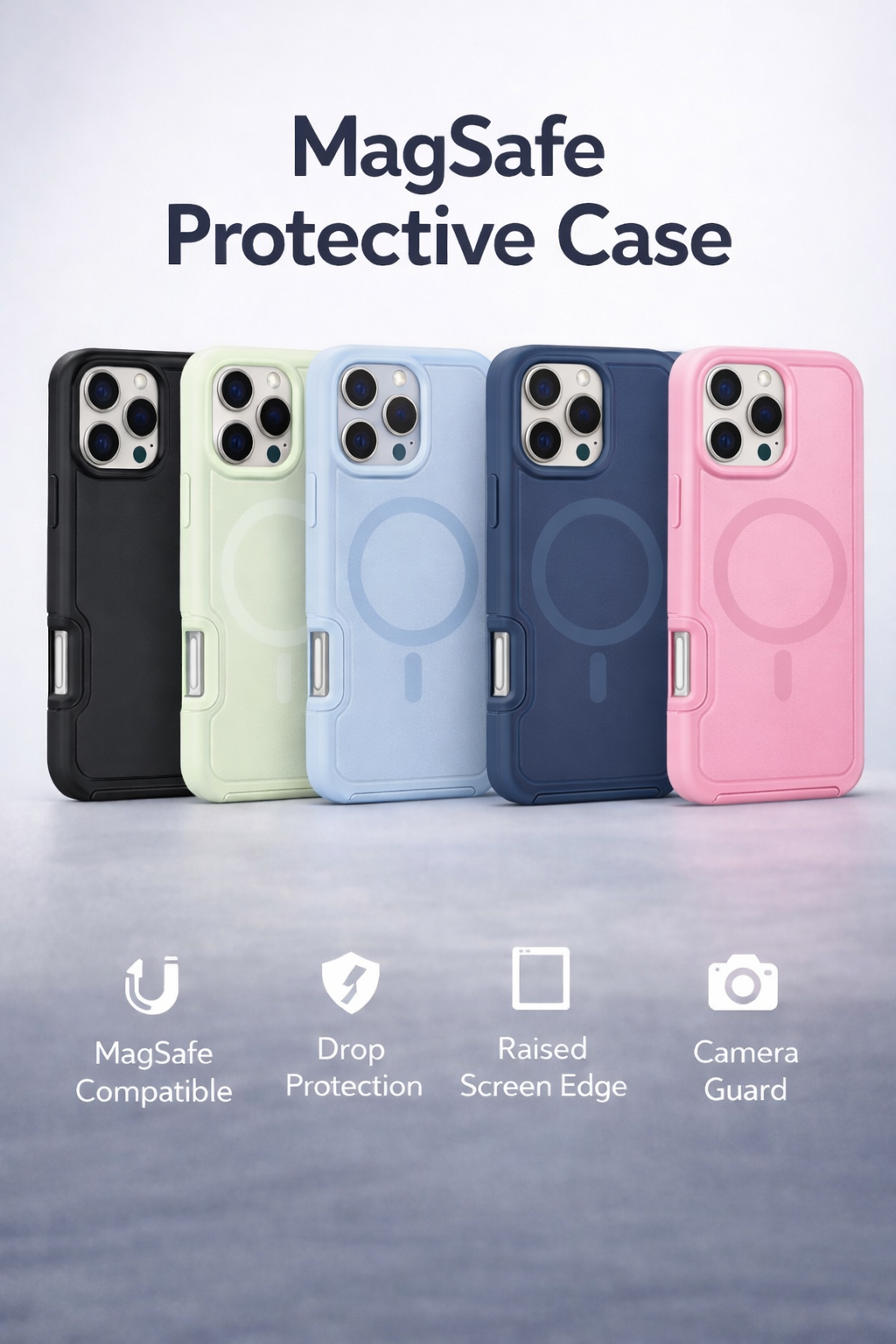 iPhone MagSafe Shockproof Protective Case – Slim Drop Protection