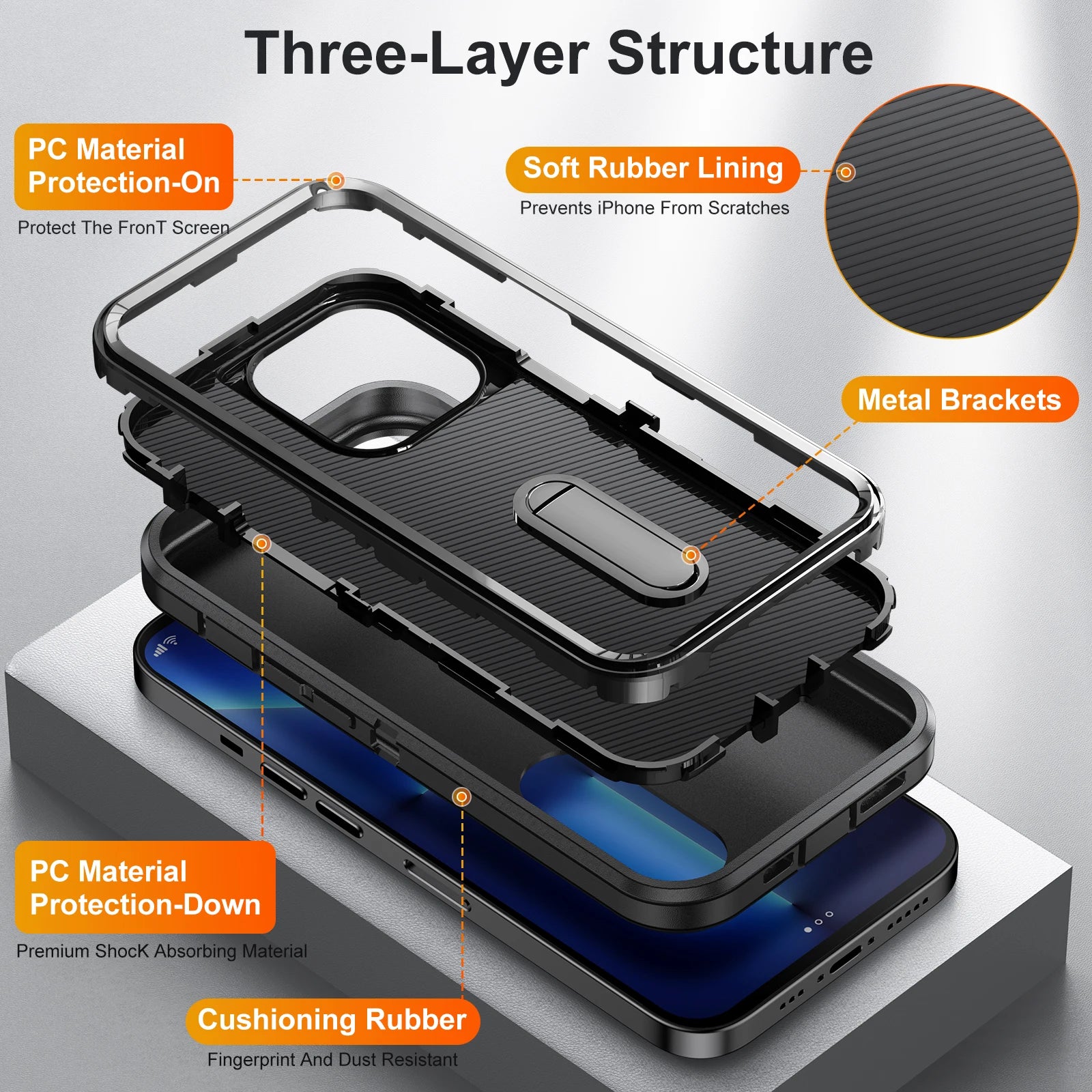 iPhone Defender Case With Stand