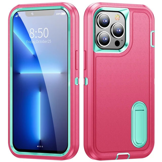 iPhone Defender Case With Stand - Mobile123