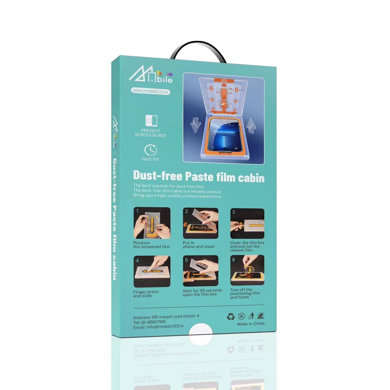 iPhone Dust-Free Paste Film Cabin Screen Protector - Mobile123