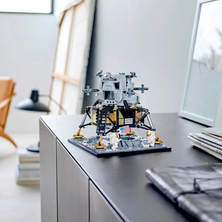 LEGO 10266 Creator Expert NASA Apollo 11 Lunar Lander Space Set - Mobile123