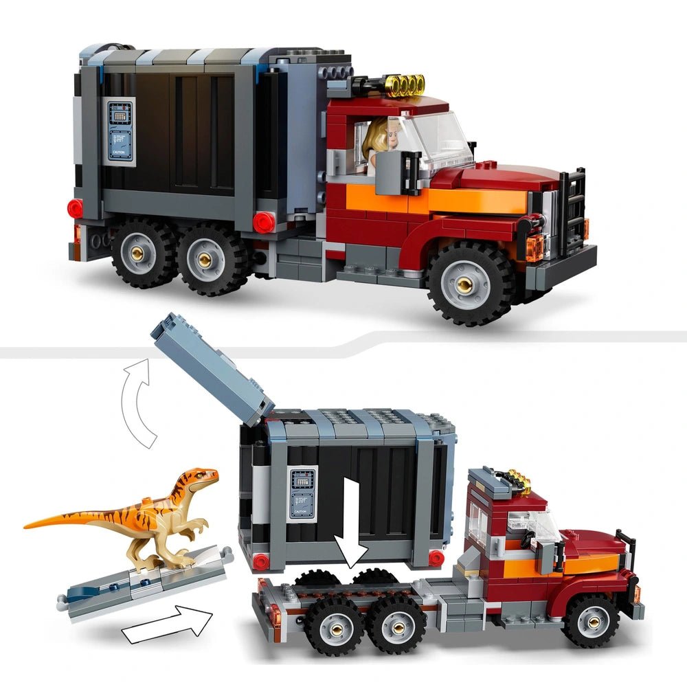 LEGO 76948 Jurassic World T. Rex & Atrociraptor Dinosaur Toy - Mobile123